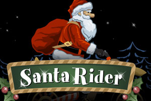 圣诞老人骑摩托