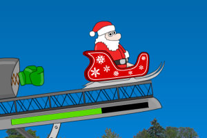 圣诞老人滑雪橇