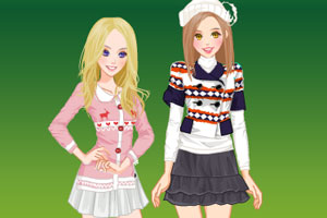 时尚姐妹过圣诞