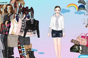 苏格兰格子毛衣