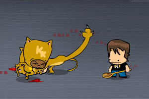 勺子哥大战猫怪无敌版