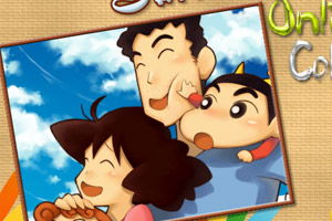 蜡笔小新填颜色