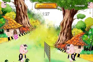 超级小猪打排球