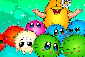 可爱毛球对对碰