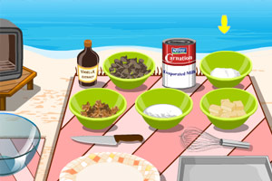 制作巧克力糕点