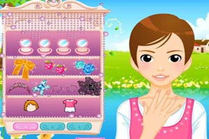 为乡村女孩化妆