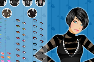 淘气短发妩媚装