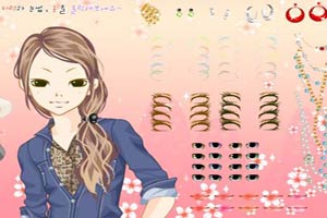 牛仔风尚化妆版