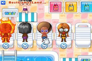 繁忙的防晒服务