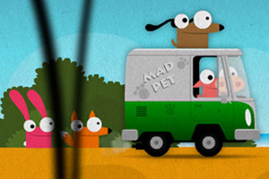 疯狂的小狗小猪