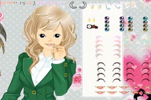 校园小记者化妆版