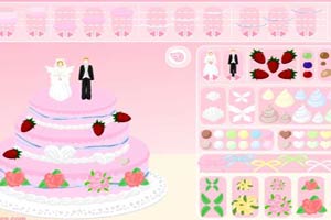 装扮婚礼蛋糕