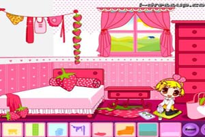 装饰粉可爱房间