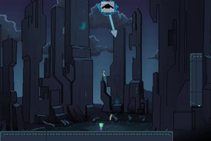 空中轰炸弹力机