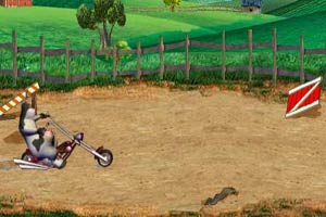 疯狂奶牛之摩托车