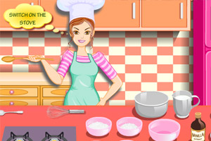 芭比的爱心蛋糕