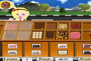 经营巧克力糖果店
