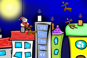 圣诞老人拉便便