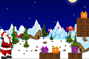 圣诞老人抓礼物