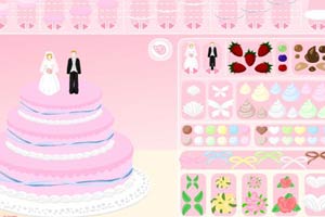 设计新婚爱情蛋糕