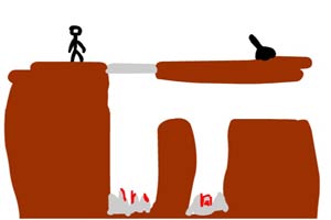 火柴人逃离危险