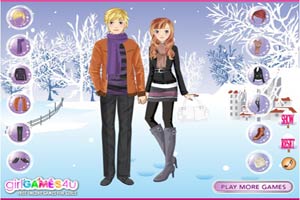 冬季浪漫情侣装