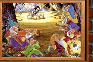 白雪公主和七个小矮人拼图