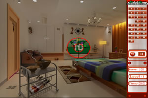 温馨卧室找数字54