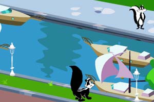 小松鼠为爱过河