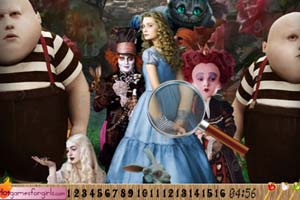 爱丽丝梦游仙境找数字