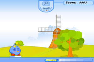 圆球小人发射炮弹