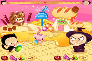 小黑花花糖果砸巫婆