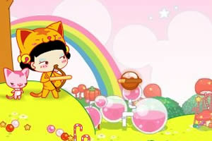 小黑花花射巧克力