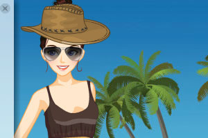 海滨度假连衣裙