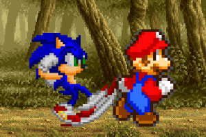 索尼克马里奥对战