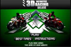 三维摩托车赛车