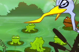青蛙大战野鹤