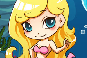 可爱的美人鱼拼图