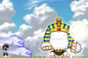 冒险岛之鬼脸人战BOSS