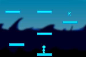 小蓝人收集字母