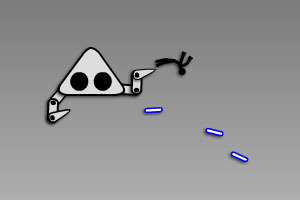 火柴人躲避激光束无敌版