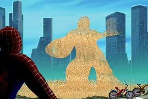 蜘蛛侠对战沙人