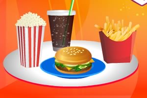 洛拉经营汉堡店