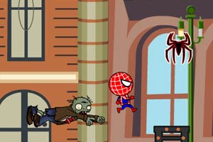 蜘蛛侠僵尸跑酷