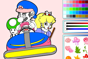 超级玛丽填颜色