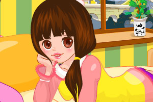 甜心女孩的睡衣