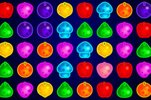 彩色水果对对碰