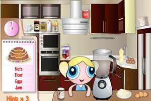 飞天小女警做蛋糕