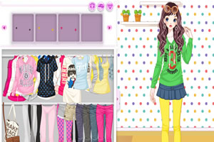 靓丽个性小女生