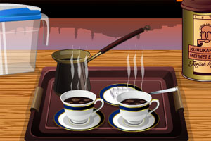 调制土耳其咖啡